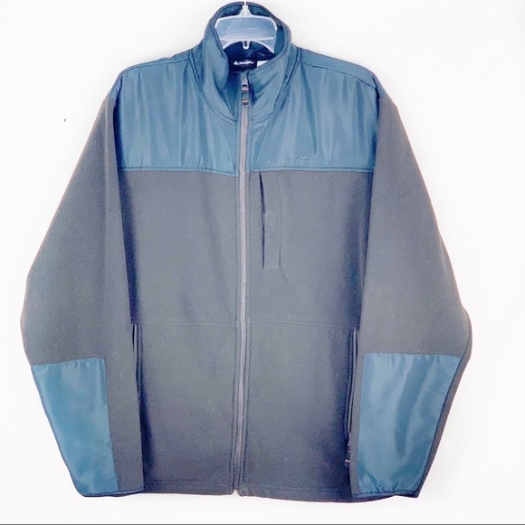 EUC-SNOZU Fleece front Zipper Winter Jacket Sz L - Picture 1 of 8